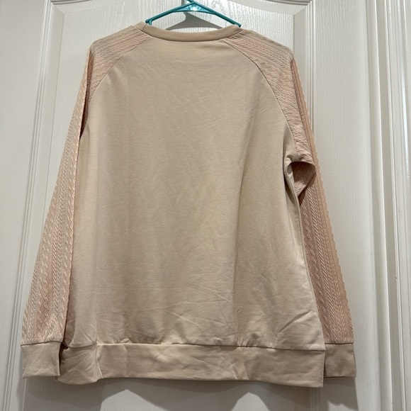 Casual Beige Crew Neck Top 2-pk - Picture 8 of 9